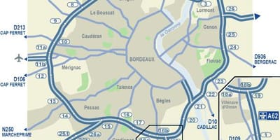 Bordo ceļu karte