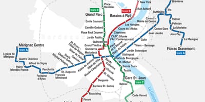 Bordo dzelzceļa stacija map