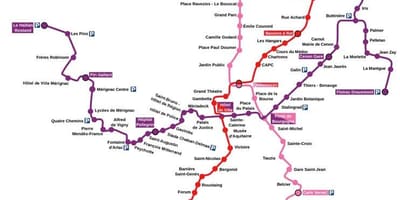Karte Bordo stacijas