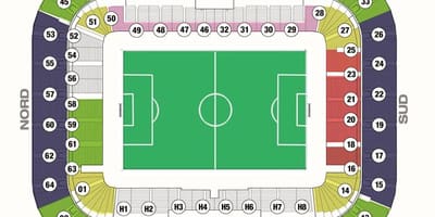 Karte Bordo stadions
