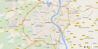 Kartes Bordo apgabalā, francija